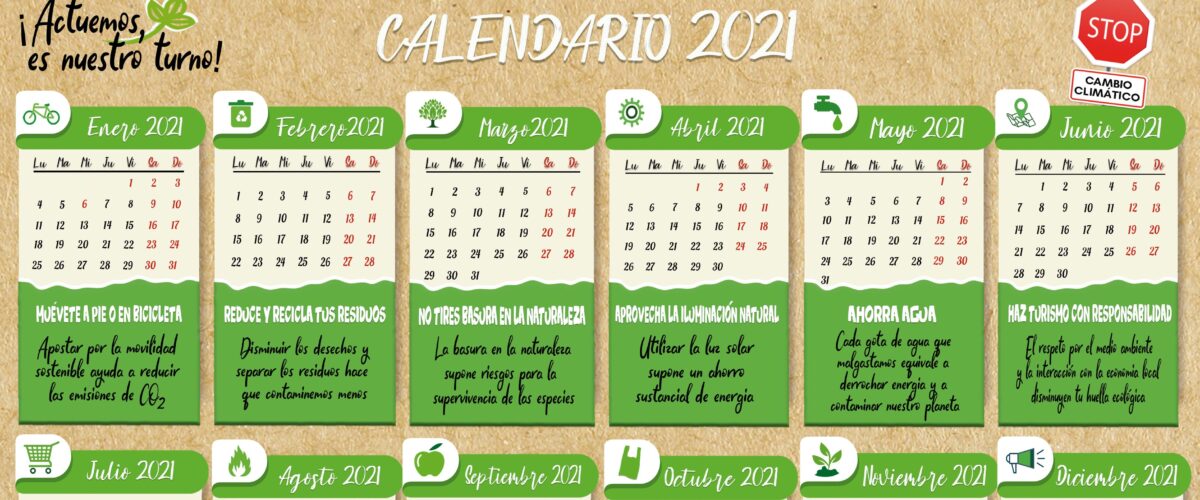 Mundo Verde Calendar Customize and Print